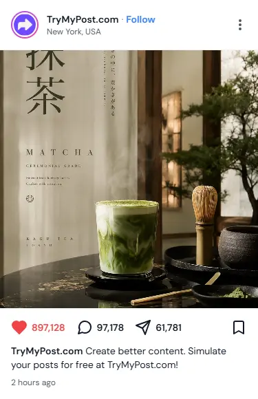 Instagram post preview